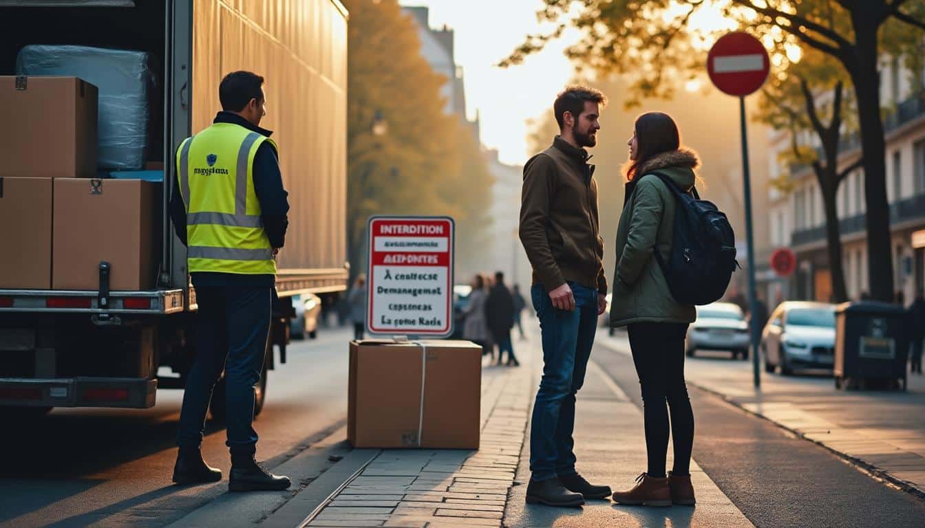 Illustration: Comprendre l’autorisation de stationnement pour un déménagement dans la capitale