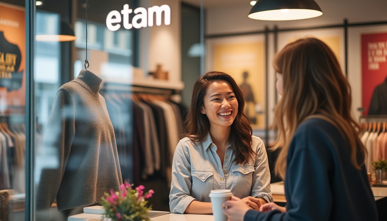 Illustration: Découvrir Etam : histoire, valeurs et positionnement de la marque