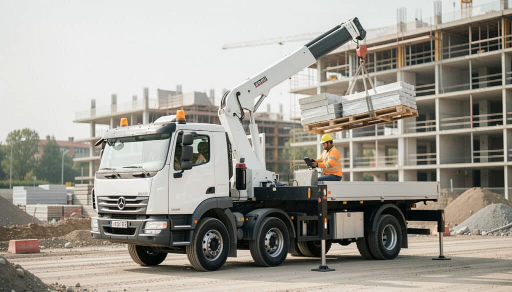 Camion-grue VL : usages, capacités et critères de choix