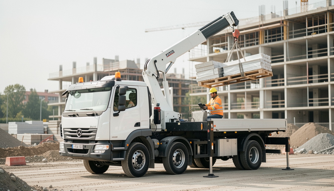 Camion-grue VL : usages, capacités et critères de choix