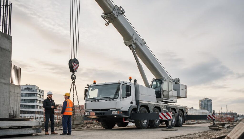 Location de camion-grue : tarifs, choix et chauffeur